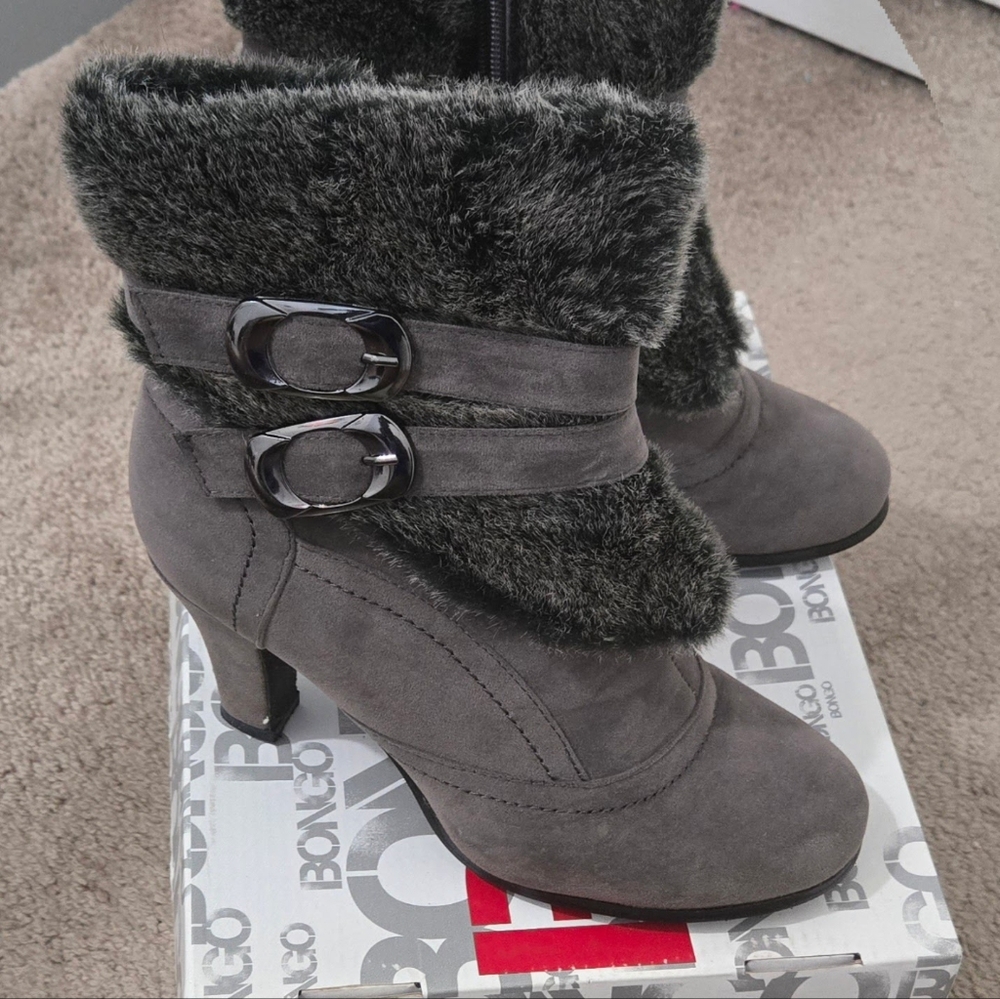 Anna Women Boots Size 8.5. 3 Inch Heel. Preowned.